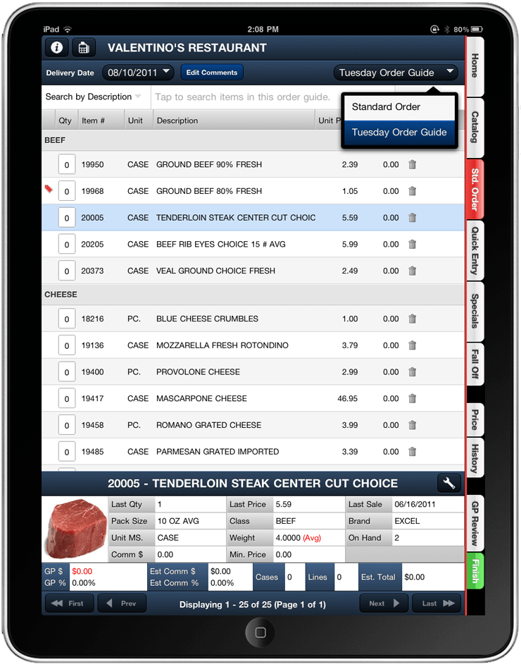 Electronic Order Pad by NECS